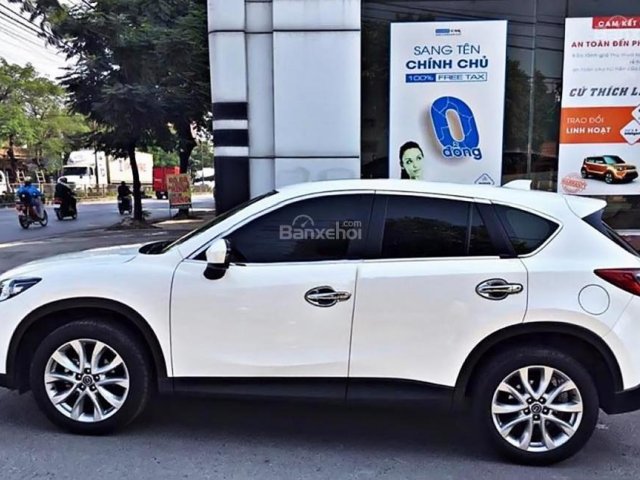 Bán ô tô Mazda CX 5 2.0AT đời 2015, màu trắng, giá 735tr