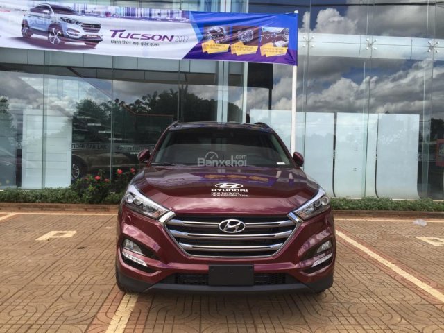 Bán Hyundai Tucson 2.0AT máy xăng, bản đặc biệt 2018, màu đỏ, giá tốt nhất năm, trả góp 85% xe, ĐT: 0941.46.22.77