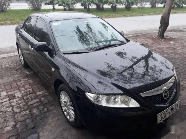 Bán ô tô Mazda 6 đời 2004, màu đen 