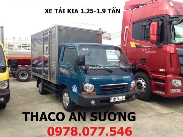 Bán xe tải Kia 2.4 tấn TPHCM, mui bạt bửng giao xe 2017