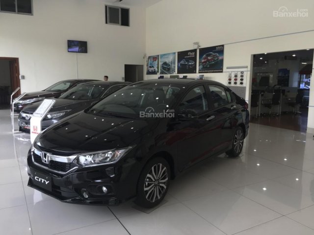 Bán ô tô Honda City đời 2017, màu đen