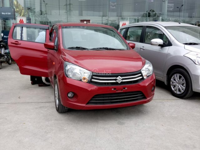 Bán Suzuki Celerio model 2018, màu đỏ, nhập khẩu nguyên chiếc, liên hệ Suzuki Vân Đạo: 0985.547.829