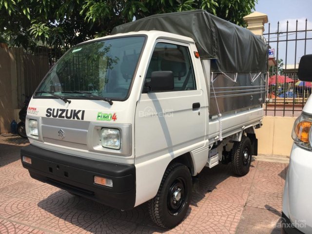 Bán Suzuki Super Carry Truck đời 2018, tặng 100% lệ phí trước bạ màu trắng, 246tr, LH 0911935188