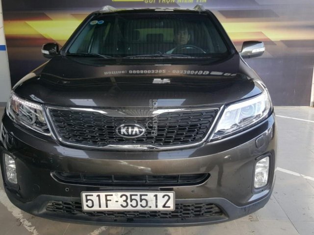 Bán Kia New Sorento GATH 2.4AT màu nâu titan sản xuất 2015 biển SG máy xăng, số tự động 7C