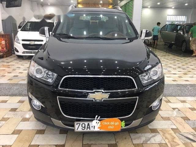 Cần bán gấp Chevrolet Captiva LTZ 2.4 AT đời 2013, màu đen số tự động, giá tốt