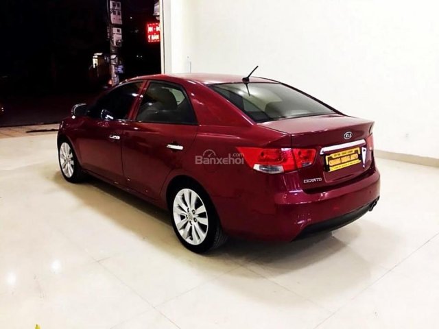 Cần bán lại xe Kia Cerato 1.6 AT 2011, màu đỏ, nhập khẩu nguyên chiếc số tự động