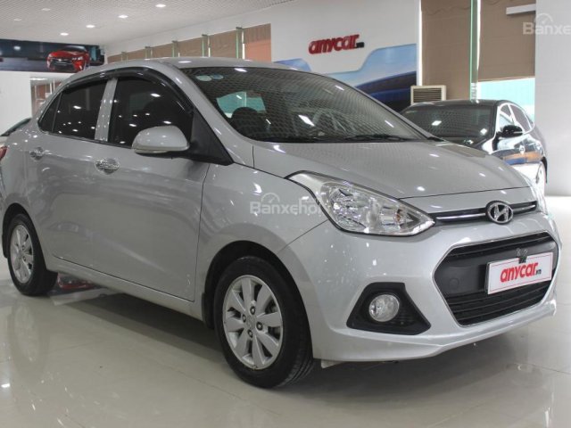 Bán xe Hyundai Grand i10 1.2 MT 2WD Sedan đời 2015, màu bạc, nhập khẩu nguyên chiếc