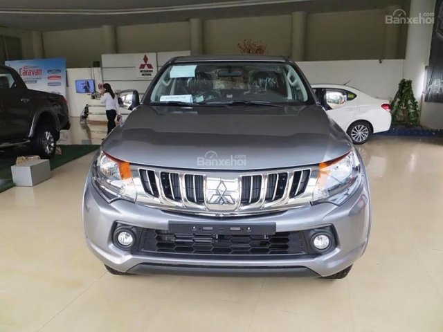 Bán xe Mitsubishi Triton đời 2017, màu xám, nhập khẩu nguyên chiếc, 585 triệu