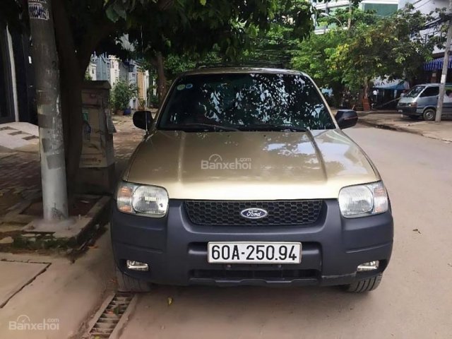 Bán Ford Escape 3.0 V6 đời 2002, màu vàng số tự động