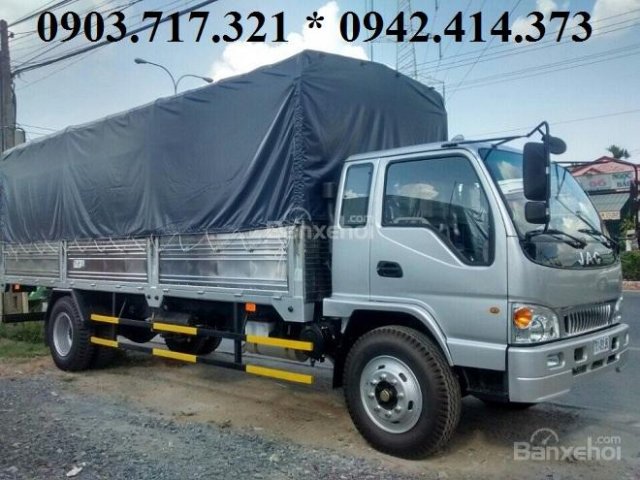 Bán xe tải Jac 6t4 /xe Jac 6T4/Jac 6400kg/ xe Jac 6T4 thùng mui bạt, giao xe ngay