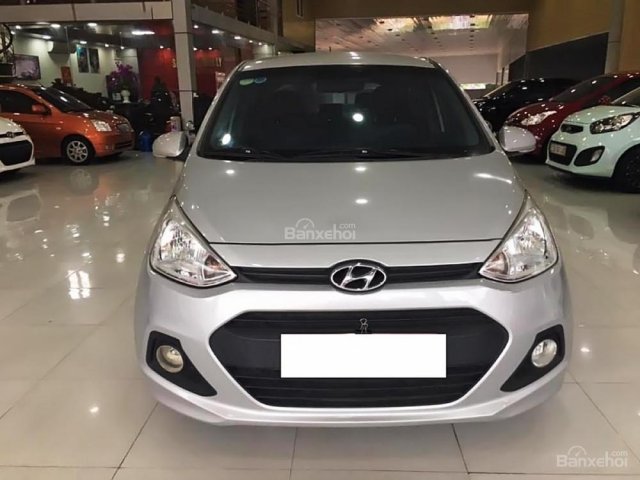 Bán xe Hyundai Grand i10 1.0 MT đời 2014, màu bạc, nhập khẩu nguyên chiếc