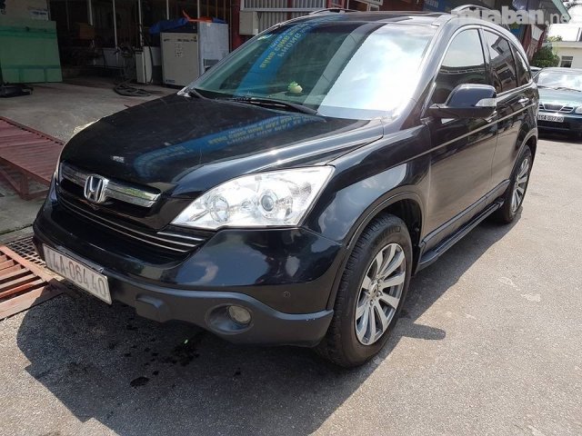 Bán ô tô Honda CR V 2.4 sản xuất 2007, màu đen, nhập khẩu nguyên chiếc, 438 triệu