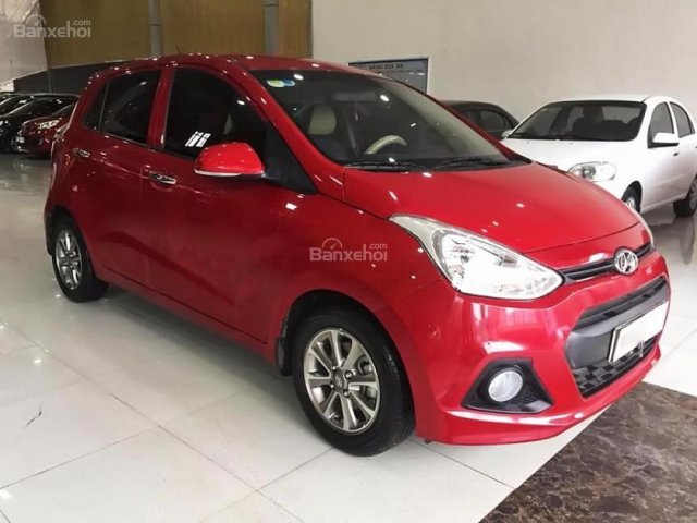 Cần bán gấp Hyundai Grand i10 1.0 MT đời 2015, màu đỏ, xe nhập, 345tr