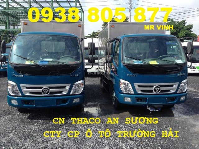 Thaco Ollin 345 2,4 tấn, xe tải Ollin 2,4 tấn Ollin 345 chạy trong thành phố