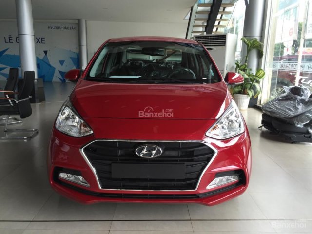 Bán Hyundai Grand i10 1.2MT bản đầy đủ 2018, màu đỏ, 390 triệu, mới 100%, giá giảm khủng, góp 85% xe. ĐT: 0941.46.22.77