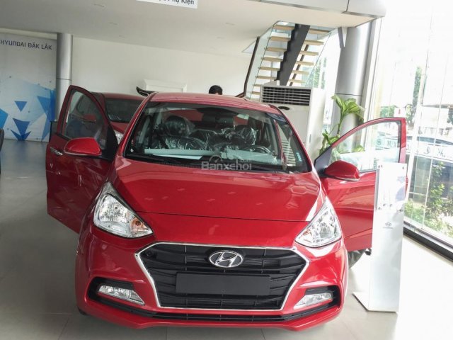 Bán Hyundai Grand i10 1.2MT base Sedan 4 cửa xe 2018, màu đỏ, 350 triệu - Giá giảm khủng. ĐT: 0941.46.22.77