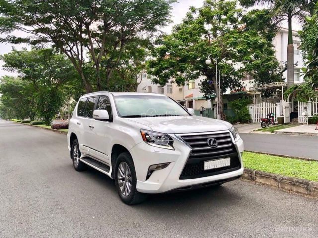 Bán Lexus Gx460 nhập Mỹ, màu trắng nội thất kem, xe sản xuất 2015