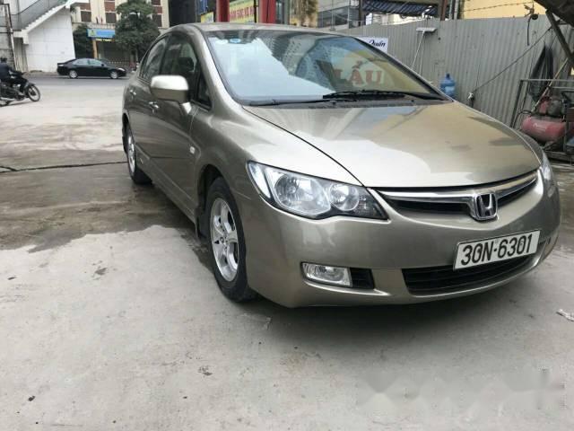 Bán xe Honda Civic 1.8AT đời 2008, màu xám  