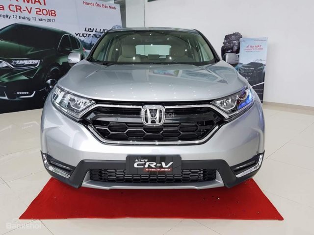 Honda Ô Tô Bắc Ninh-Honda Cr-V 2018, màu bạc- Hỗ trợ trả góp - 0966108885