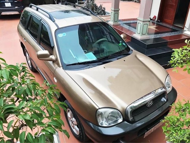 Bán ô tô Hyundai Santa Fe đời 2004, màu vàng, xe nhập, giá chỉ 315 triệu