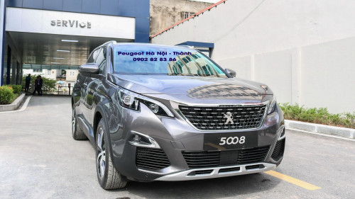 Cần bán Peugeot 5008 1.6 Turbo  AT đời 2017, màu xám, nhập khẩu nguyên chiếc