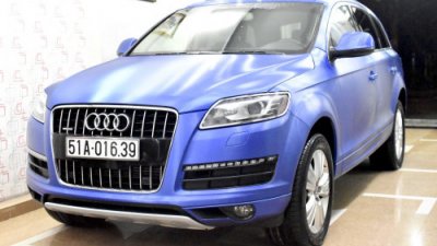 Bán xe Audi Q7 3.6 AT năm 2009, màu xanh lam, nhập khẩu