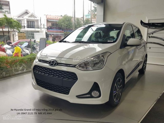 Bán xe Hyundai Grand i10 đời 2018 màu trắng – Đà Nẵng giá sốc, giảm giá đến 40 triệu, Lh: 0941 295 79