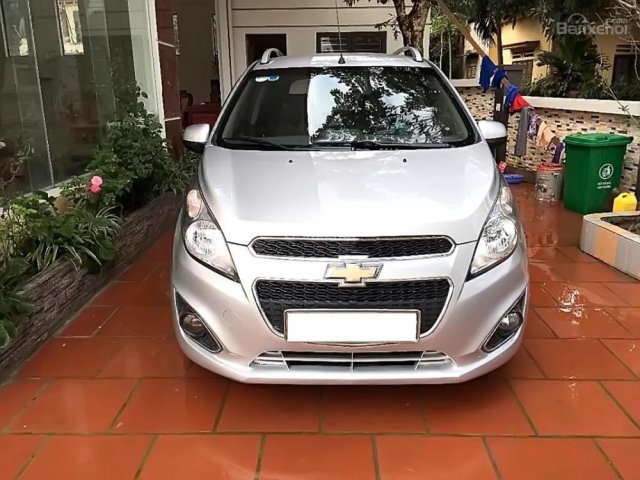 Bán Chevrolet Spark LT đời 2013, màu bạc