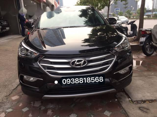 Bán xe Hyundai Santa Fe CRDi 2.2L 4WD sản xuất 2017, màu đen