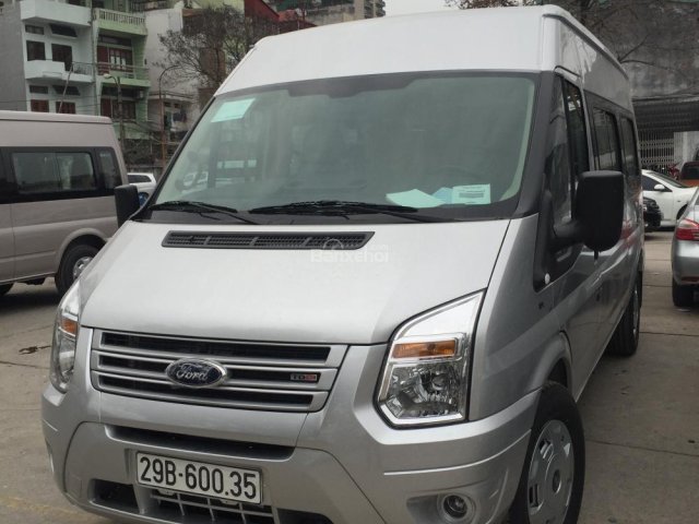 Bán Ford Transit Transit 2.4 đời 2017, màu bạc