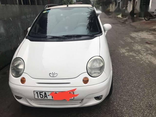 Cần bán lại xe Daewoo Matiz MT năm 2008, màu trắng