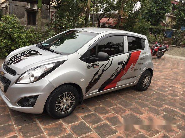 Bán xe Chevrolet Spark Van sản xuất 2013, màu bạc 