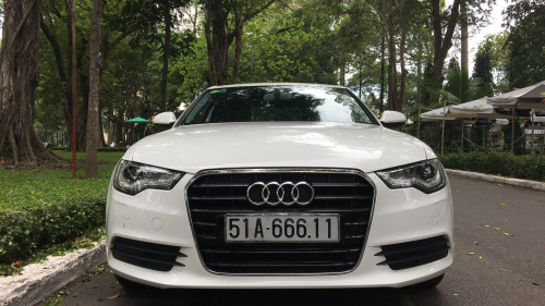 Cần bán lại xe Audi A6 AT đời 2013, màu trắng, nhập khẩu nguyên chiếc