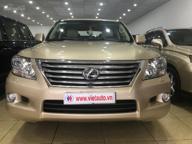 Bán Lexus LX570 màu vàng, sản xuất 2009, xe nhập khẩu Mỹ, xe đẹp