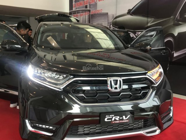 Honda Mỹ Đình bán Honda CR V bản L full option 2019, màu đen, nhập khẩu nguyên chiếc, LH: 0978776360