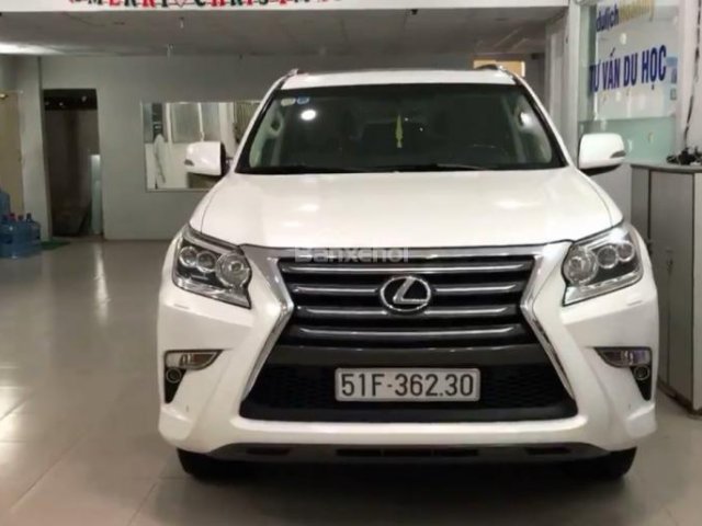 Bán xe Lexus GX460 2013, màu trắng, nội thất nâu. Xe đẹp có hỗ trợ vay ngân hàng với gói vay ưu đãi