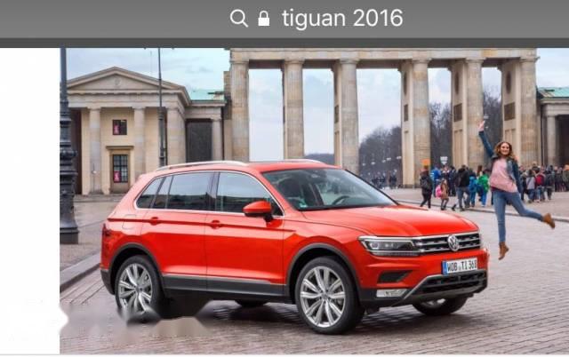 Bán Volkswagen Tiguan đời 2016, màu đỏ, nhập từ Đức