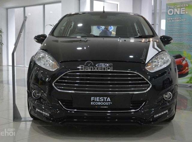 Bán Ford Fiesta 1.0 Ecoboost sản xuất 2018, màu đen. Hỗ trợ giá tốt, L/H 0907782222
