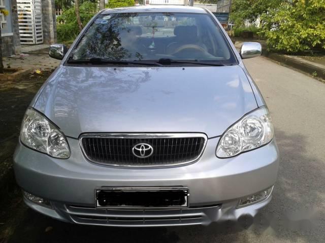 Bán xe Toyota Corolla Altis đời 2002, màu bạc số sàn