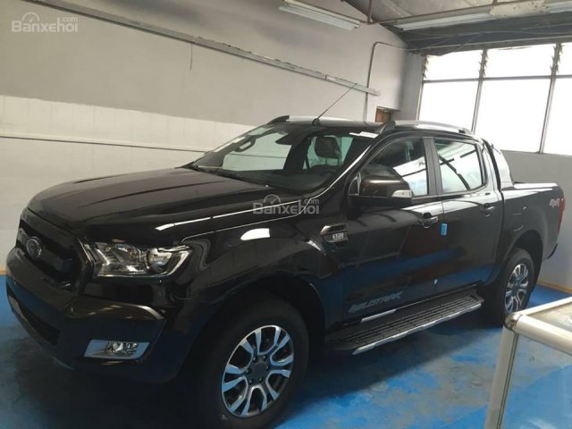 Bán xe Ford RangeR Wildtrak 2.2 1 cầu mới 100% năm 2018, màu đen, nhập khẩu, hỗ trợ giá tốt. L/H 090.778.2222