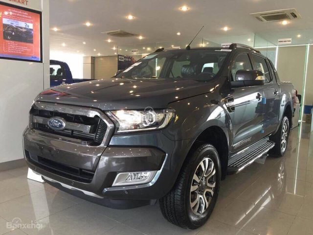 Bán Ford Ranger Wildtrak 2.2, 1 cầu, mới 100% năm 2018, màu xám. L/H 090.778.2222