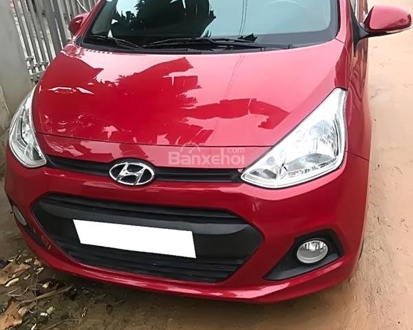 Cần bán lại xe Hyundai Grand i10 đời 2015, màu đỏ, xe nhập, giá 325tr