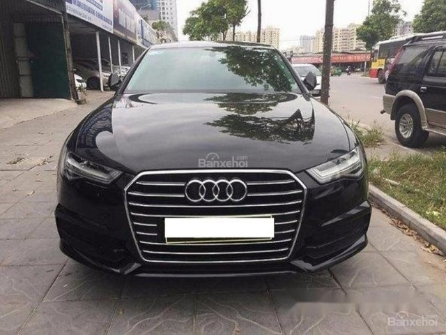 Bán xe Audi A6 1.8 TFSI màu đen sản xuất 2017, đăng ký 08/2017, nhập khẩu