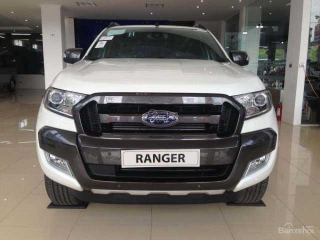 Bán Ford Ranger Wildtrack 3.2L AT, tại Thái Nguyên, màu trắng, nhập khẩu giá cạnh tranh