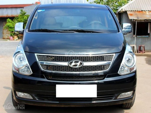 Hyundai Grand Starex 2.5MT, 2008 bản 12 chỗ, màu đen, số sàn, máy dầu CRDi