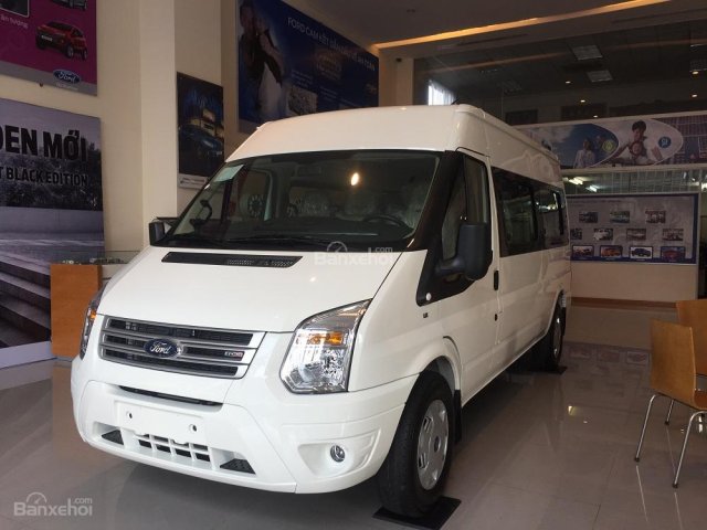 Bán Ford Transit bản tiêu chuẩn Mid sản xuất 2018, mới 100%, màu trắng, vui lòng, lh 090.778.2222