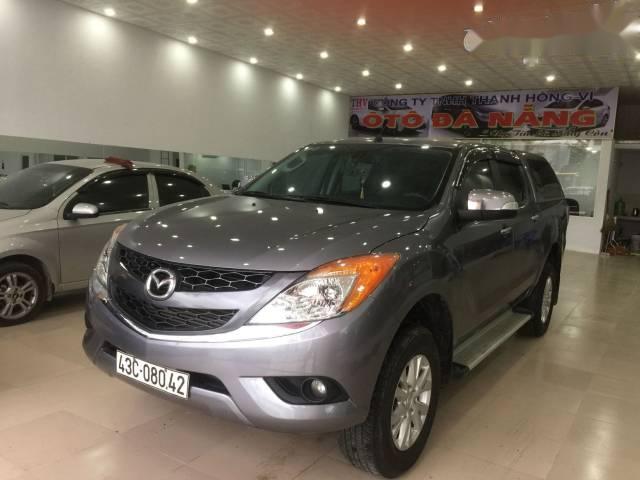 Bán Mazda BT 50 2.2AT đời 2015, màu xám