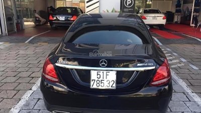 Bán Mercedes C300 AMG đời 2016, màu đen