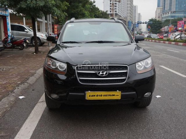 Bán Hyundai Santa Fe MLX năm 2009, màu đen, nhập khẩu nguyên chiếc, giá chỉ 595 triệu