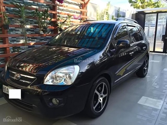 Cần bán gấp Kia Carens EX 2.0 MT đời 2010, màu đen, giá tốt